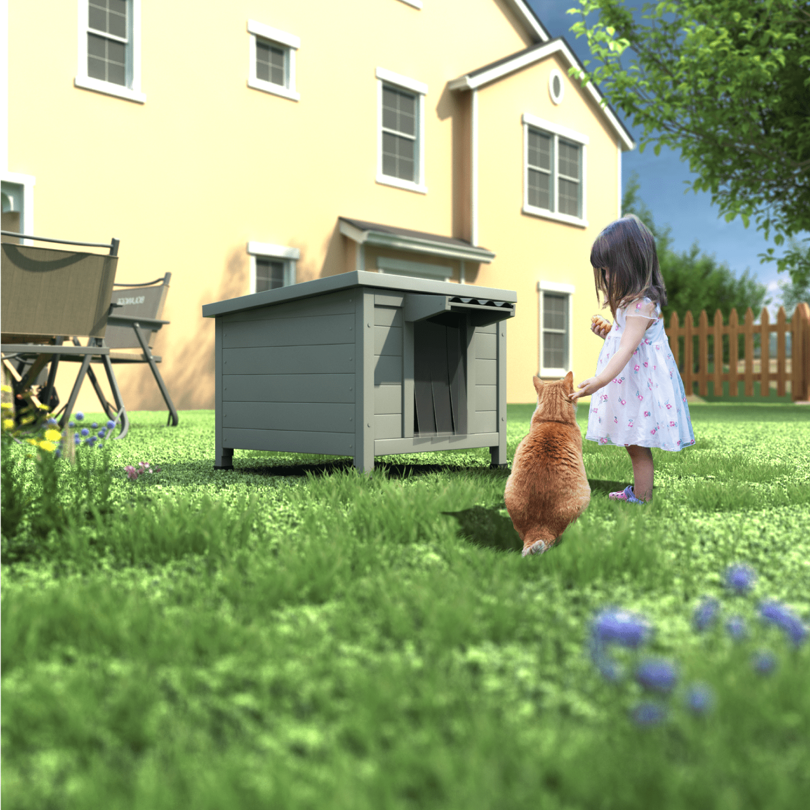 Outdoor Cat House 1-Story  - Image 4
