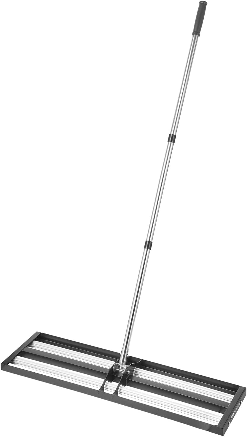 Updated Lawn Leveling Rake with Roller, 36'' x 10'' Stainless Steel Lawn Leveler - Image 8