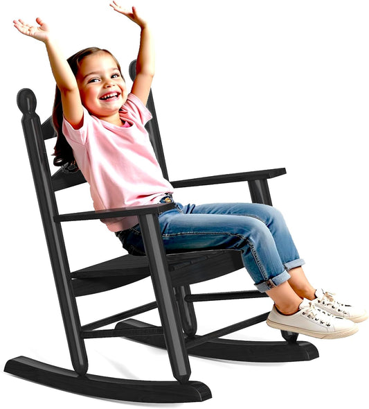 Child’s Wood Rocking Chair - Image 1