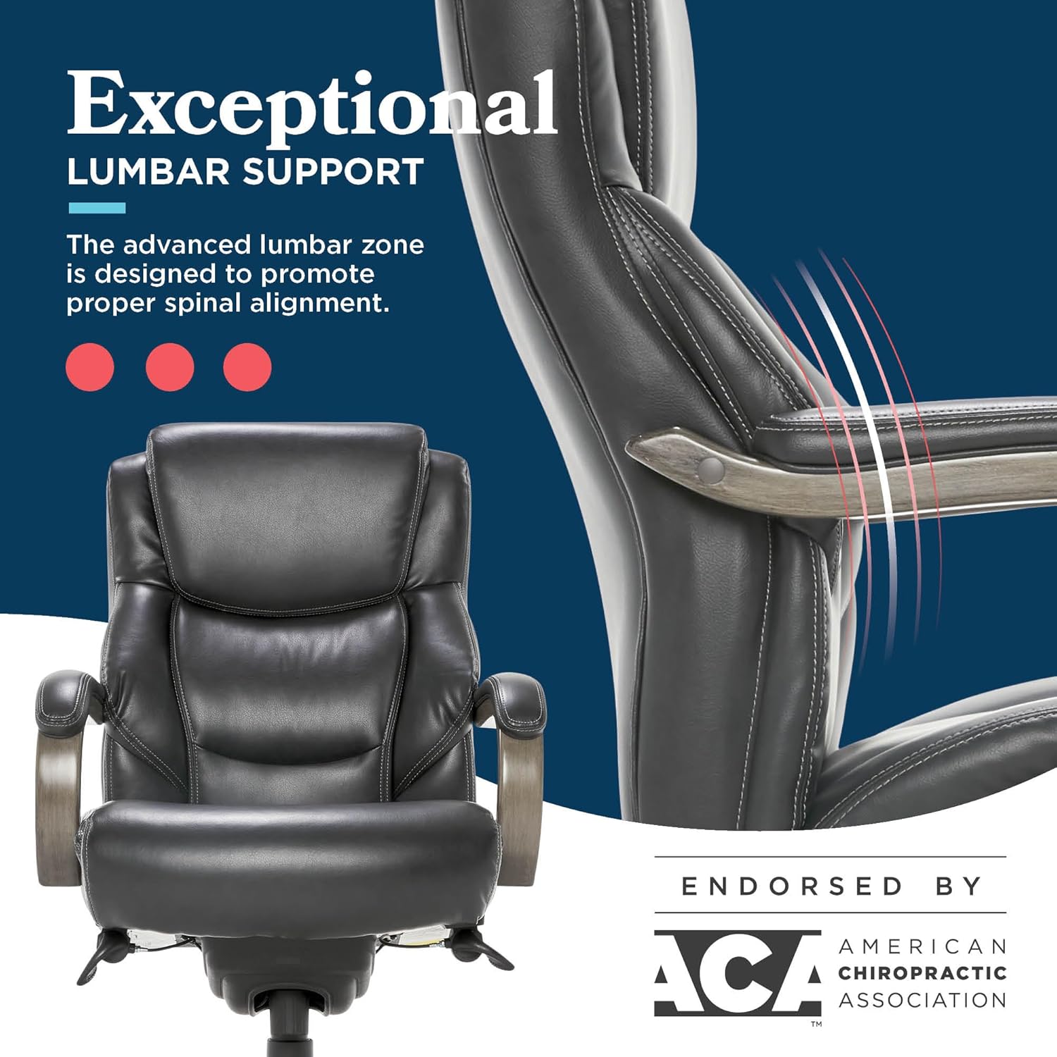 Delano Big and Tall Executive Office Chair - Image 9