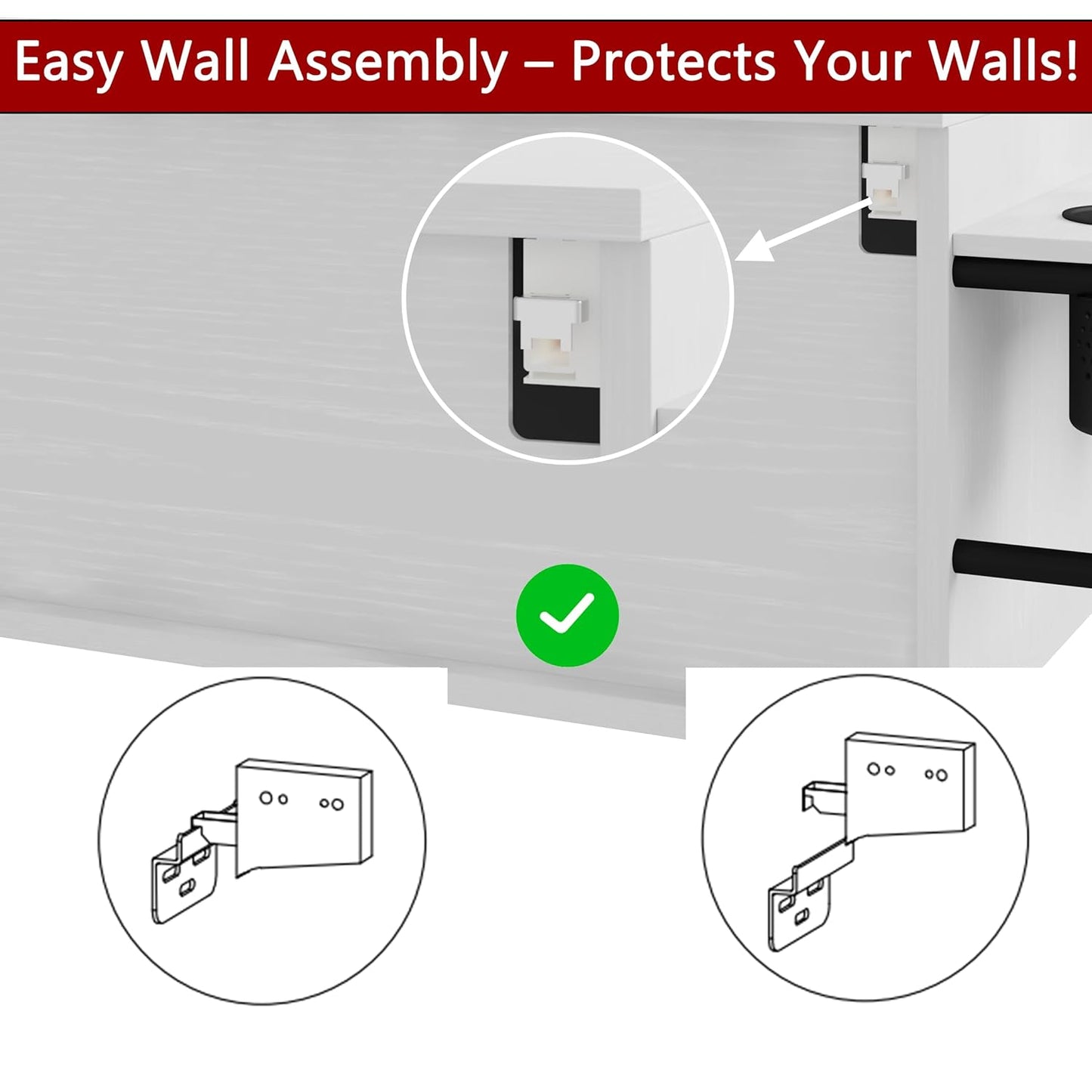 Wall Mount Salon Station, Hair Station with Multifunctional Storage Space - Image 7