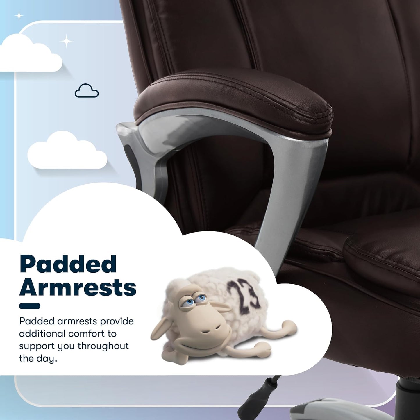 Serta Fairbanks Big and Tall Executive Office Chair - Image 6