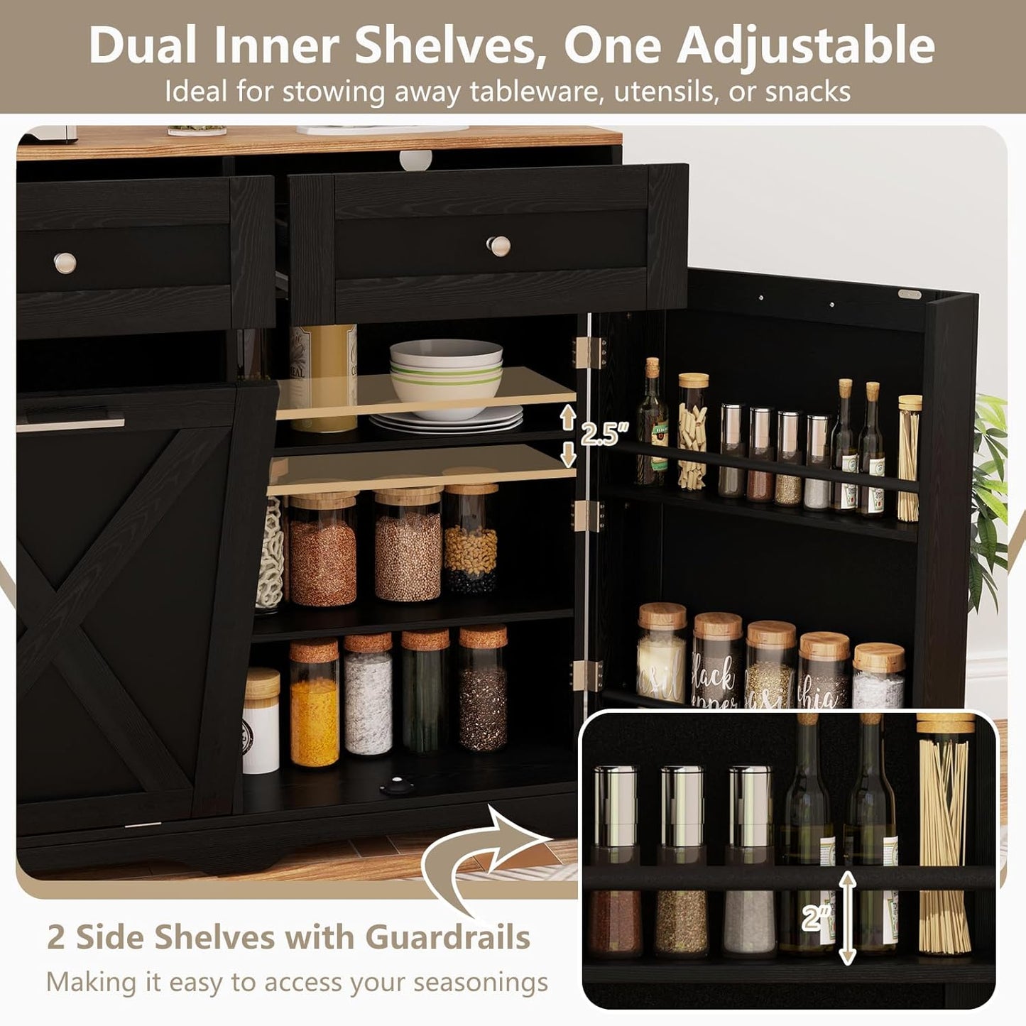 Tilt Out Trash Can Cabinet - Image 7