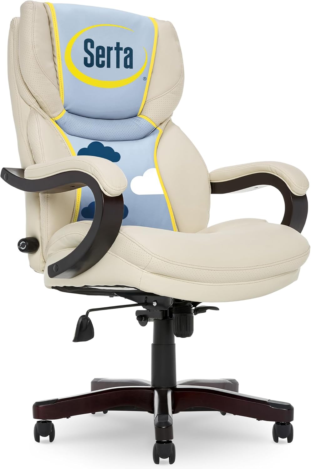 Serta Executive Office Chair - Ivory - Image 1