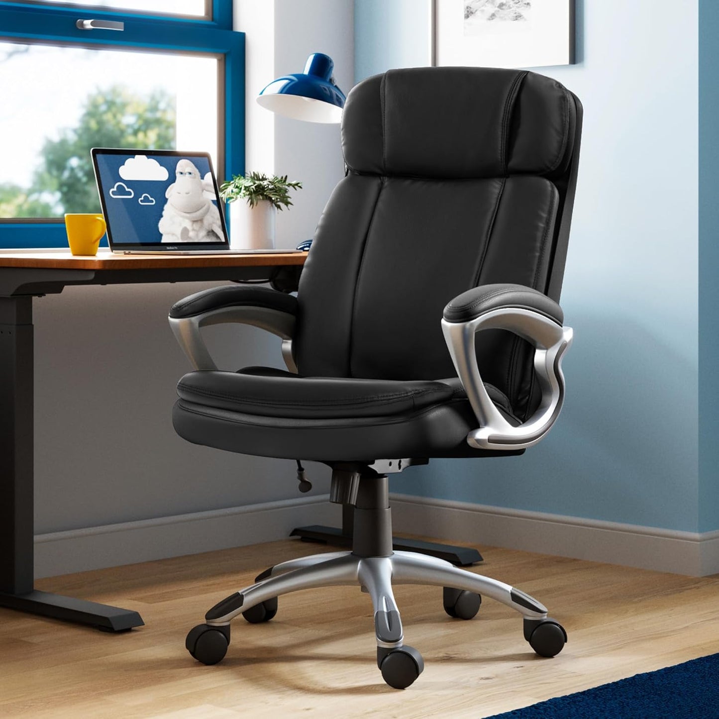 Serta Big and Tall Executive Office Chair - Black - Image 2