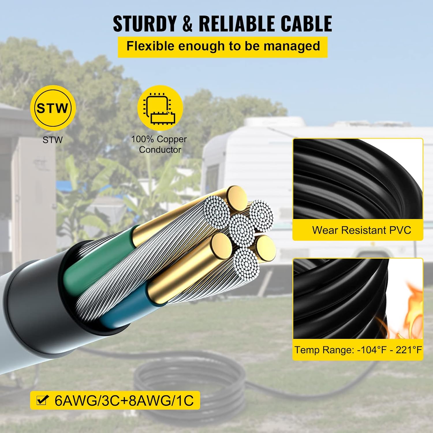 50 Amp Generator Power Cord - Image 3