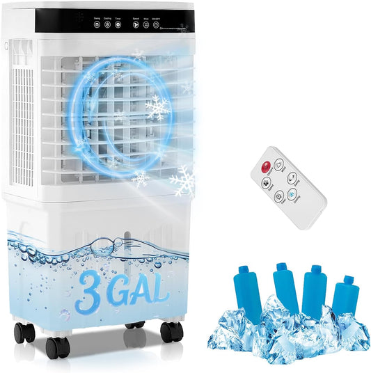 28” Evaporative Air Cooler w/ 3 Gallon Water Tank - Image 1