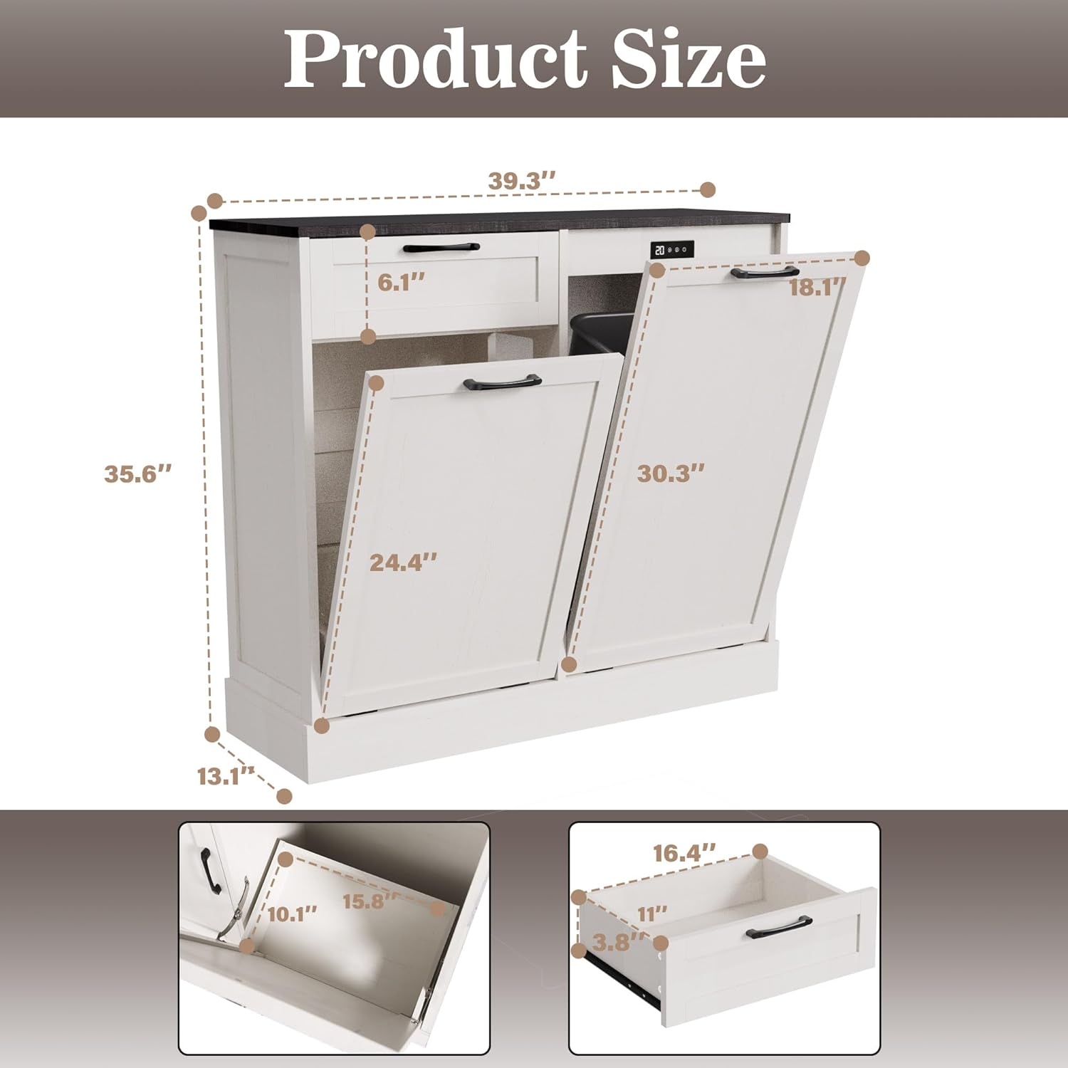 Trash Can Cabinet  - Image 2