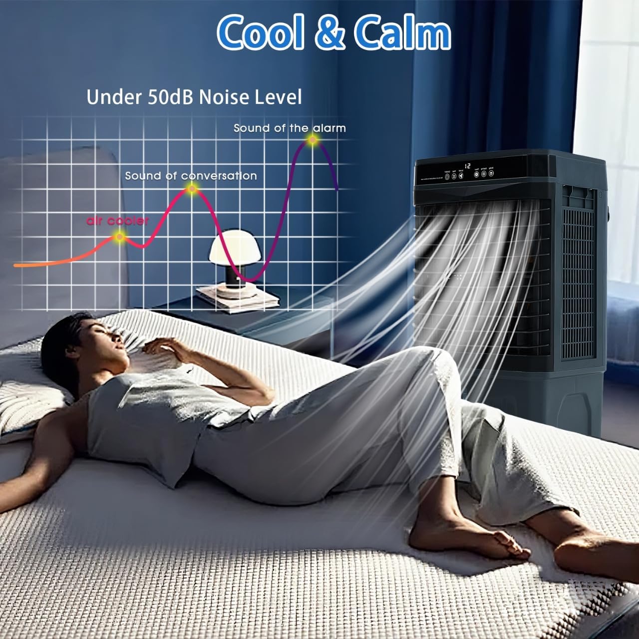 3-IN-1 Portable Evaporative Cooler Air Conditioners - Image 6