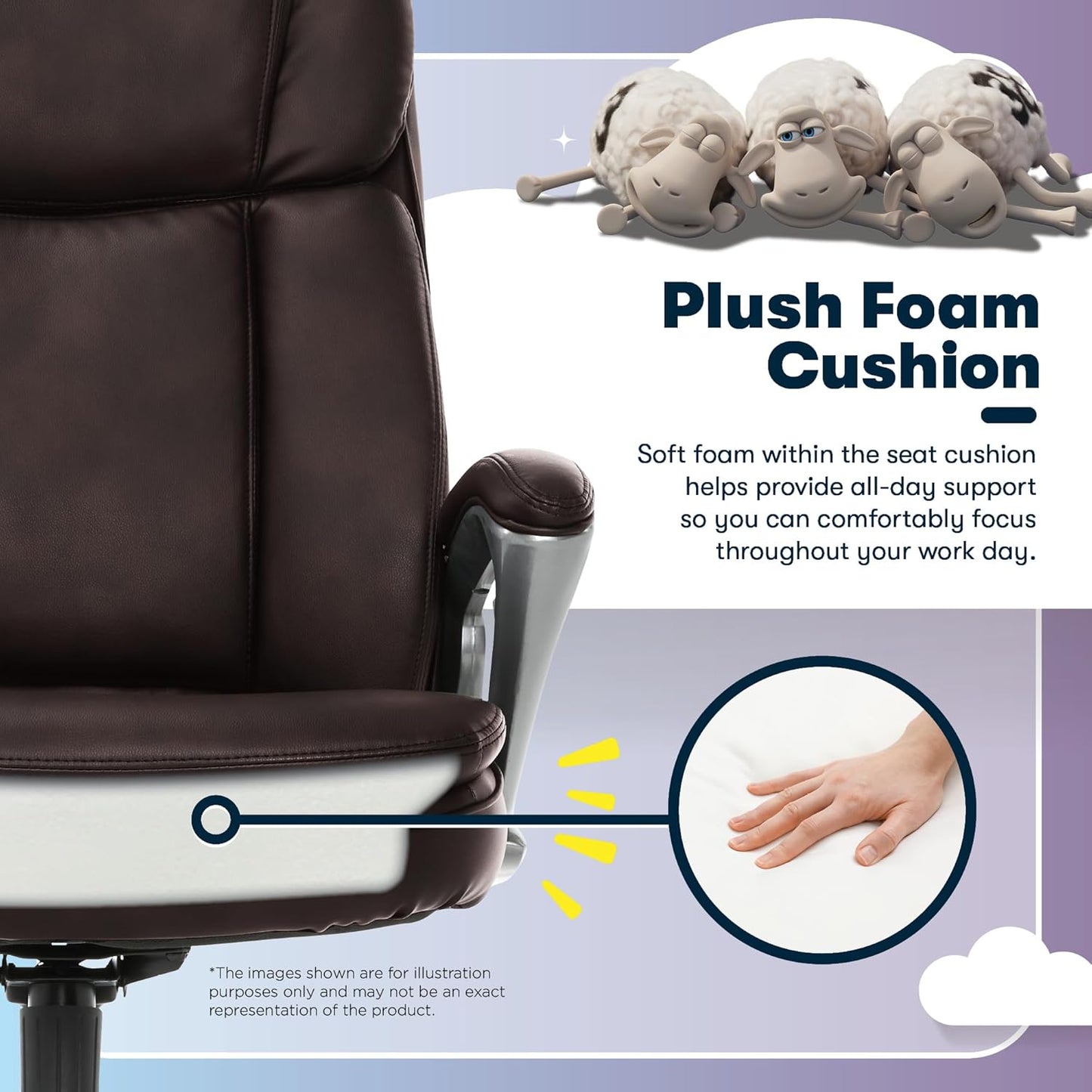 Serta Fairbanks Big and Tall Executive Office Chair - Image 10