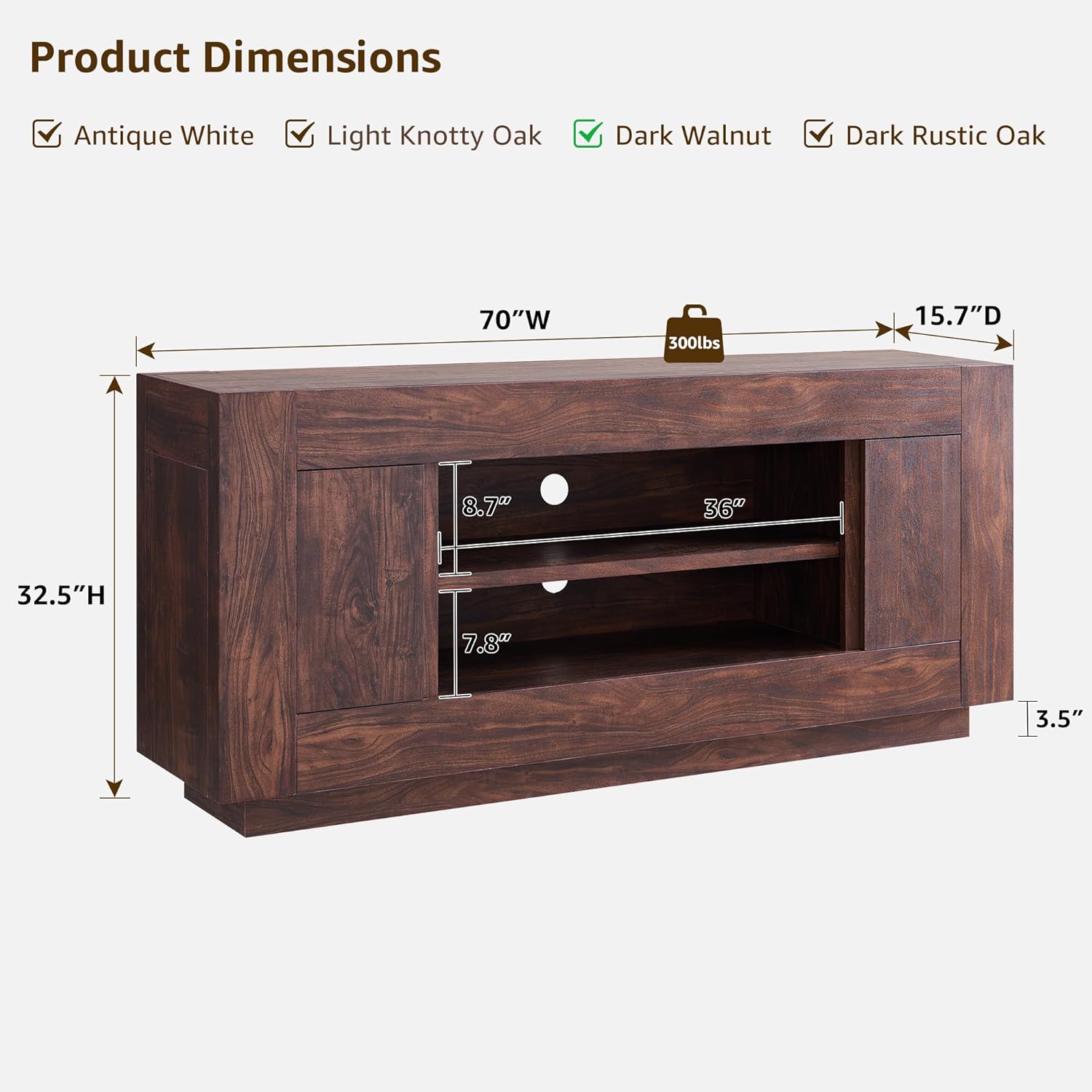 Modern 70" TV Stand - Image 2