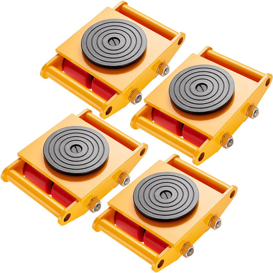 VEVOR 4pcs 8T Machinery Skate Dolly, 17637lbs Machinery Moving Skate - Image 1