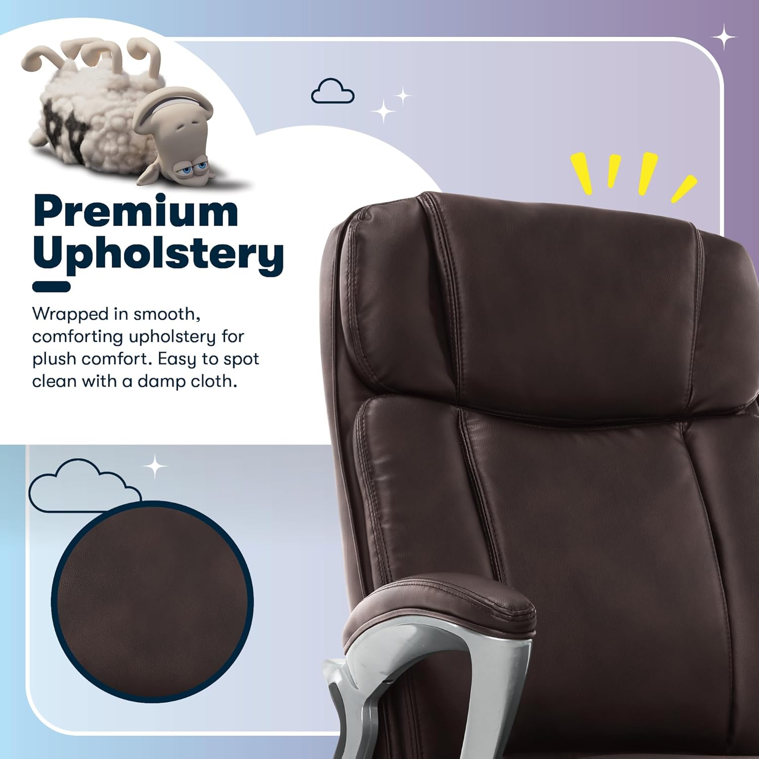 Serta Fairbanks Big and Tall Executive Office Chair - Image 5