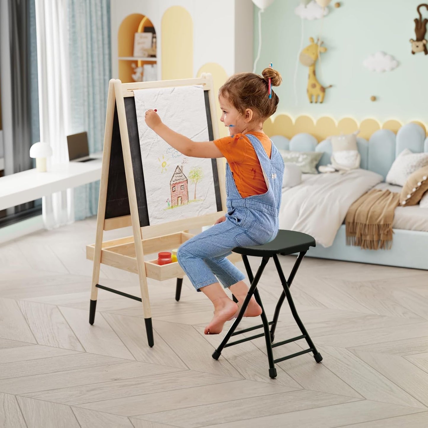 Folding Stool, 18 Inch, Pack of 2 - Image 7