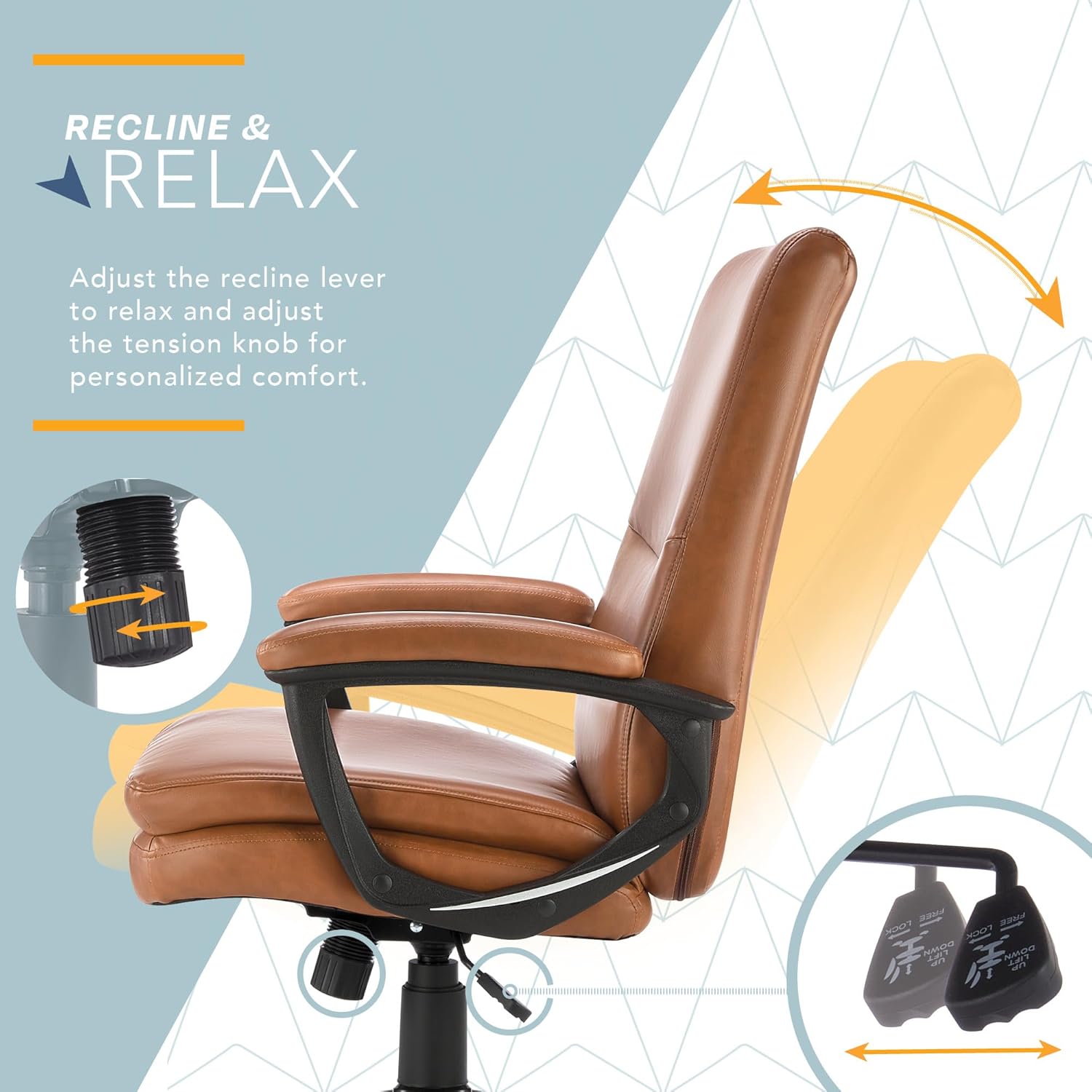 Classic Comfort Executive Office Chair - Image 6