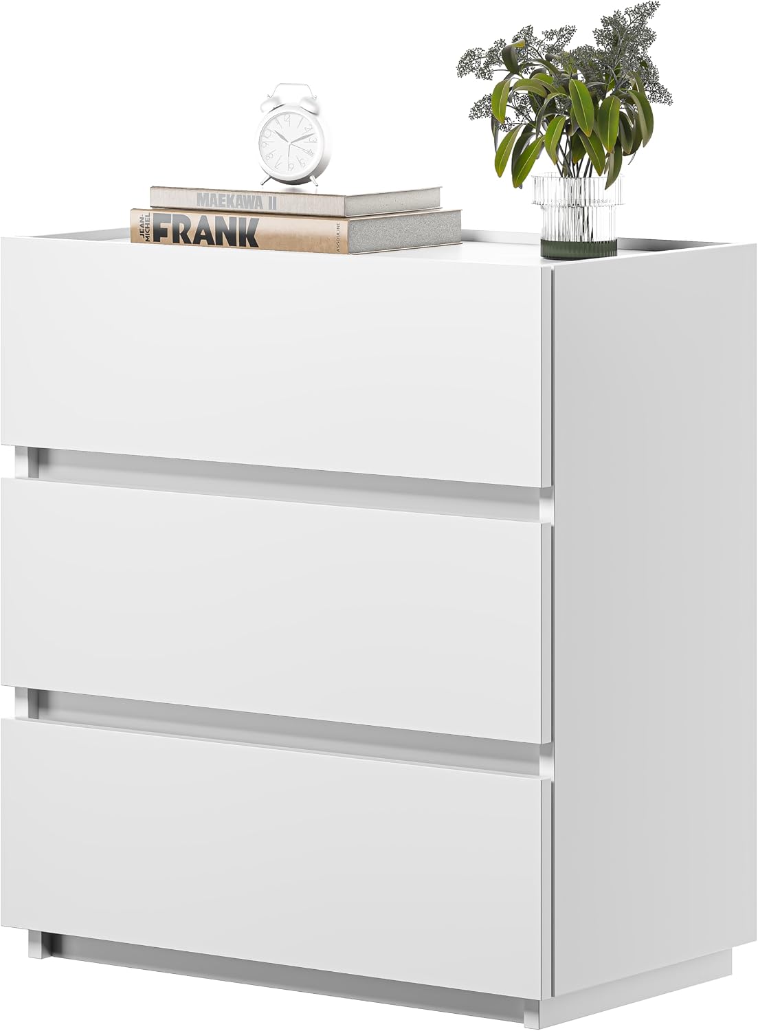 3 Drawer Dresser - White - SET OF 1 - Image 9