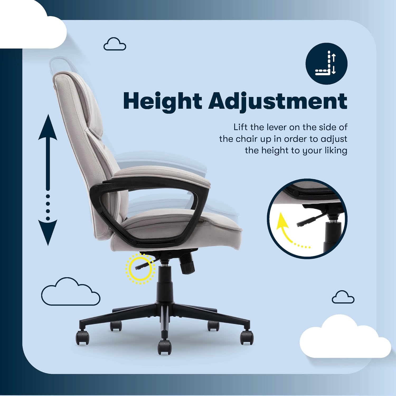 Serta Comfort Classic Executive Office Chair - Image 5