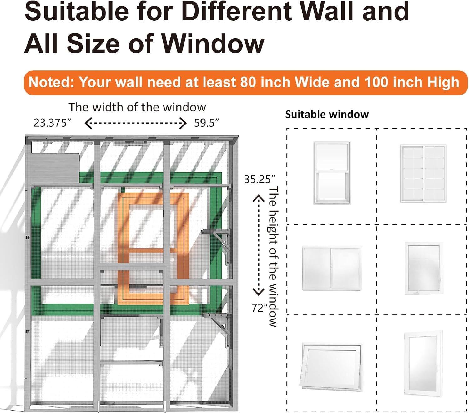 Cat Catio - Extra Large Window Catio Enclosure for Indoor/Outdoor Cats - Image 5