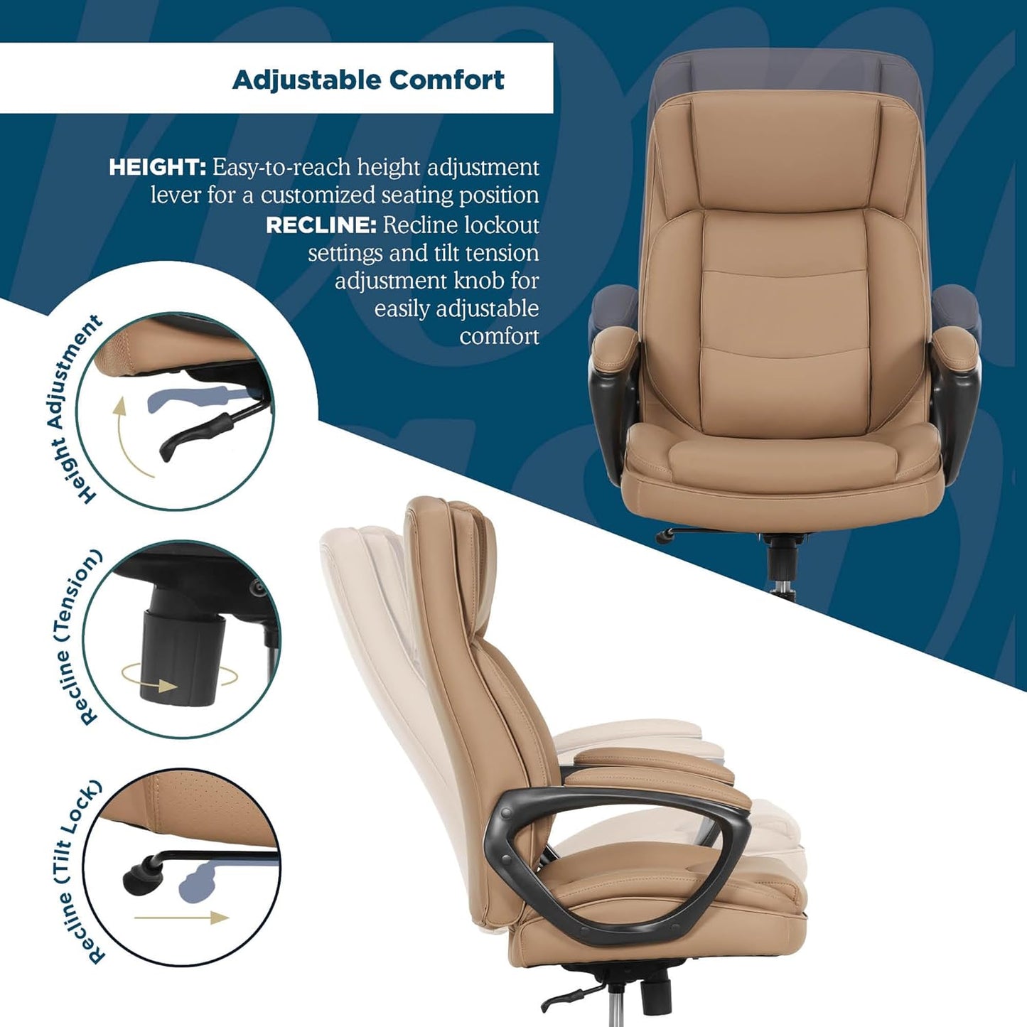 Thomasville® Lansing Big & Tall Office Chair - Image 3