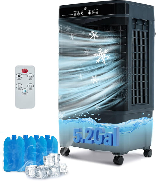 3-IN-1 Portable Evaporative Cooler Air Conditioners - Image 1