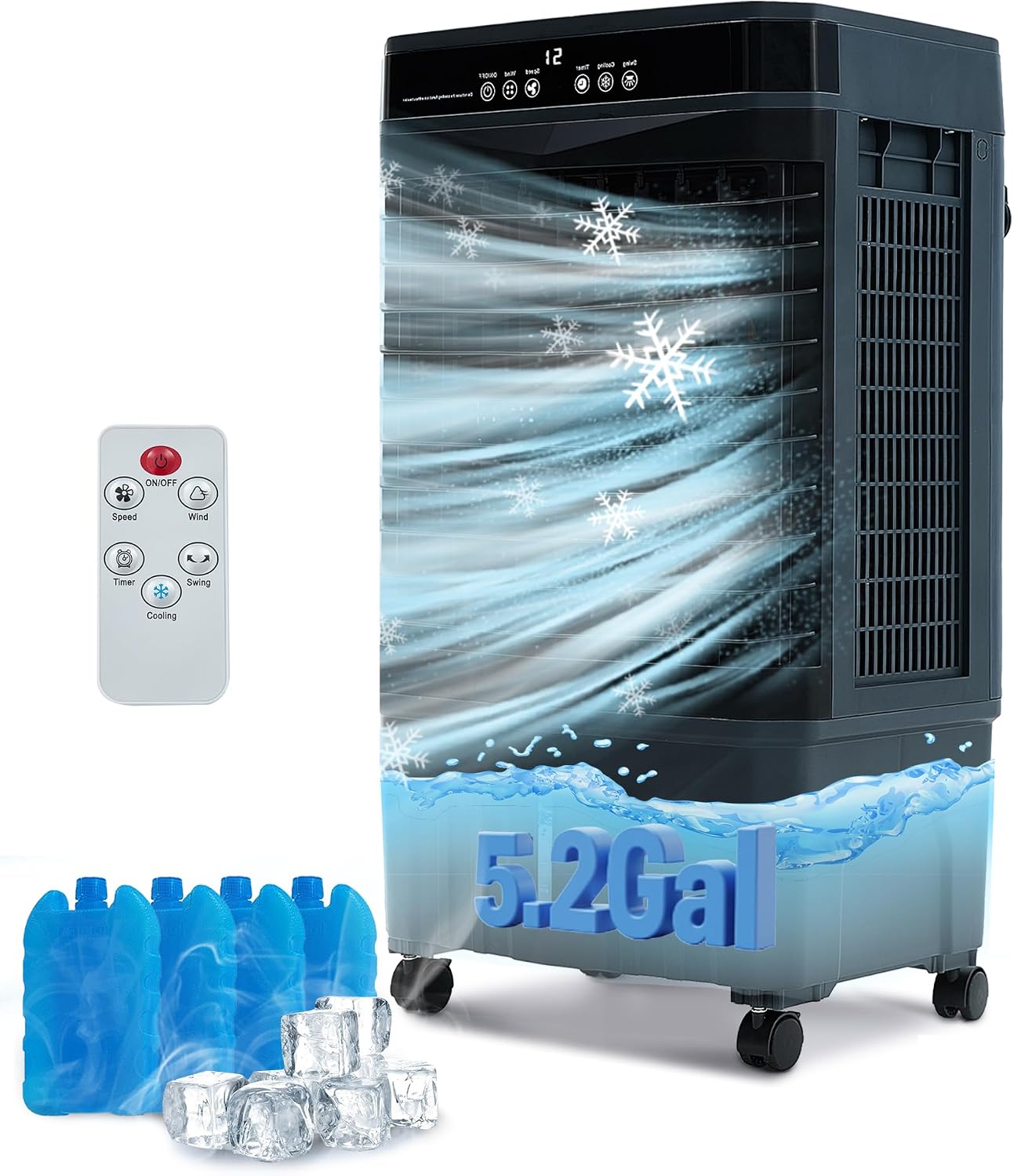 3-IN-1 Portable Evaporative Cooler Air Conditioners - Image 1