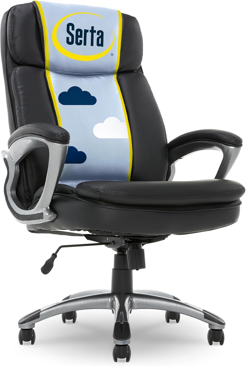 Serta Big and Tall Executive Office Chair - Black - Image 1