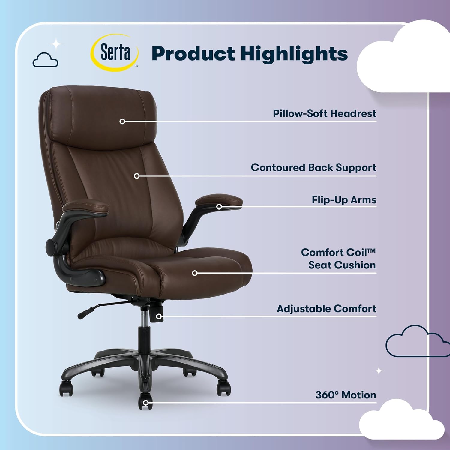 Serta Torrington Big & Tall Office Chair - Image 3