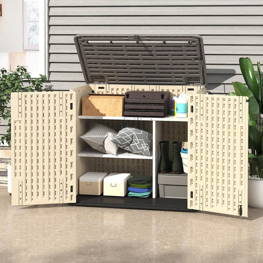 30 Cu.Ft Outdoor Storage Shed, Multi-Purpose Weather-Resistant Utility Shed - Image 1