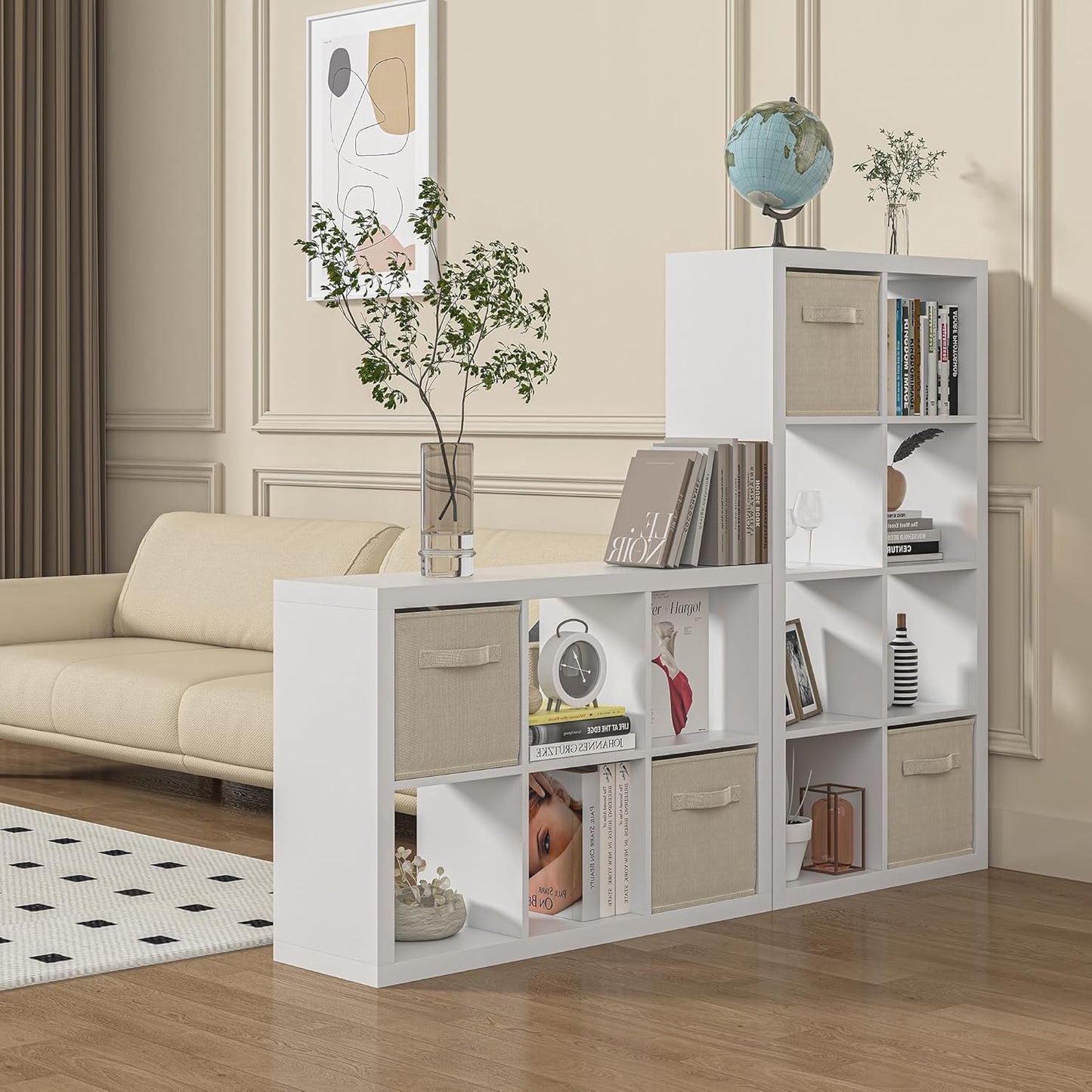 8-Cube Storage Organizer - White - Image 2