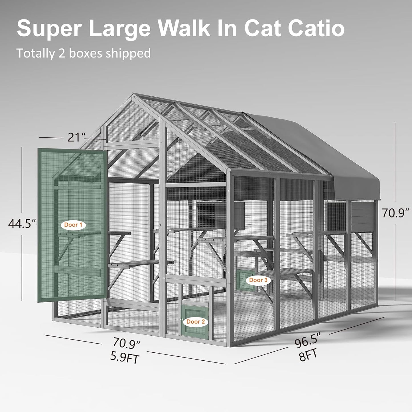  Cat Enclosure for Multiple Cats - Image 3