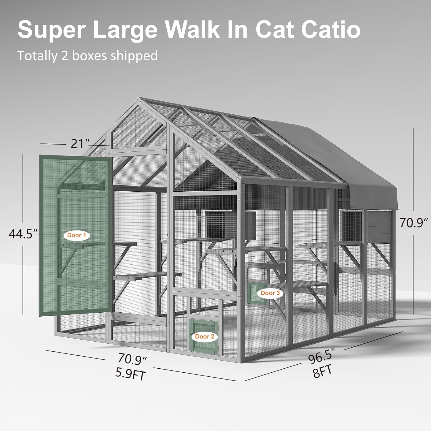 Cat Enclosure for Multiple Cats - Image 3