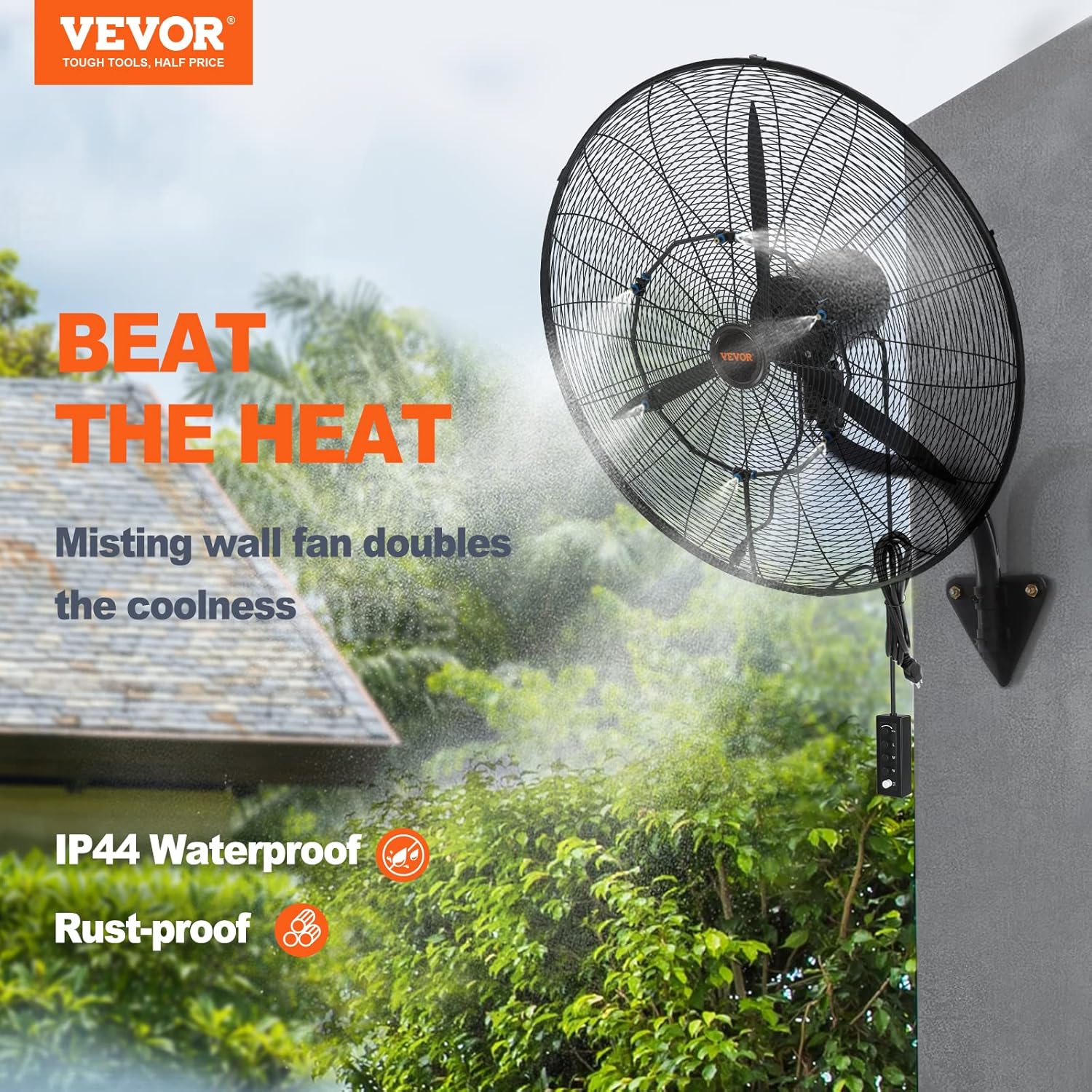 30 Inch Wall-Mount Misting Fan - Image 1