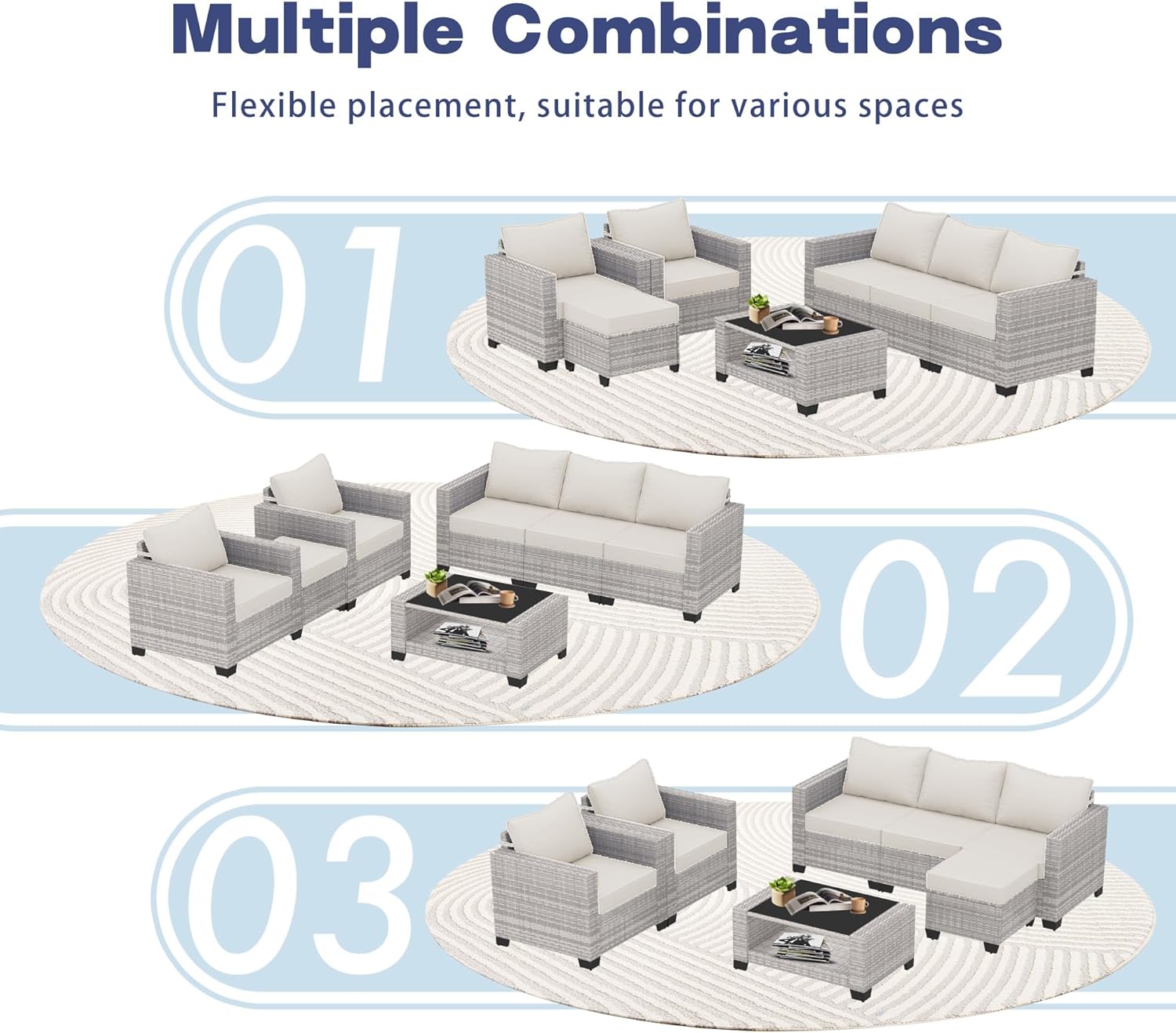 7 Piece Patio Set - C - Image 4