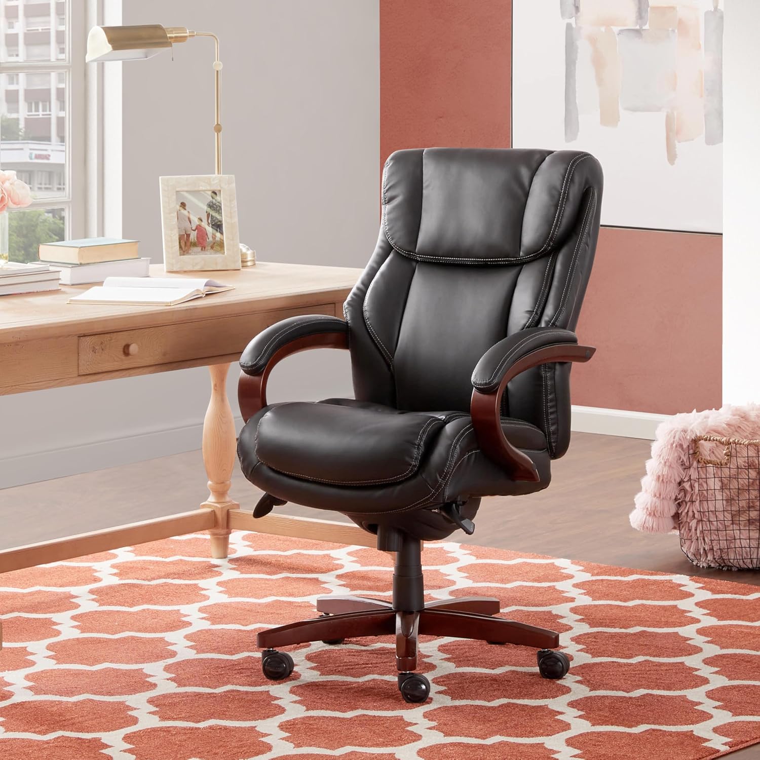 La-Z-Boy® Bellamy Executive Office Chair with Memory Foam Cushions - Image 2