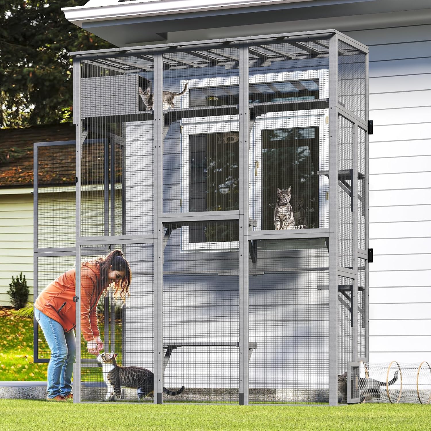 Cat Catio - Extra Large Window Catio Enclosure for Indoor/Outdoor Cats - Image 1