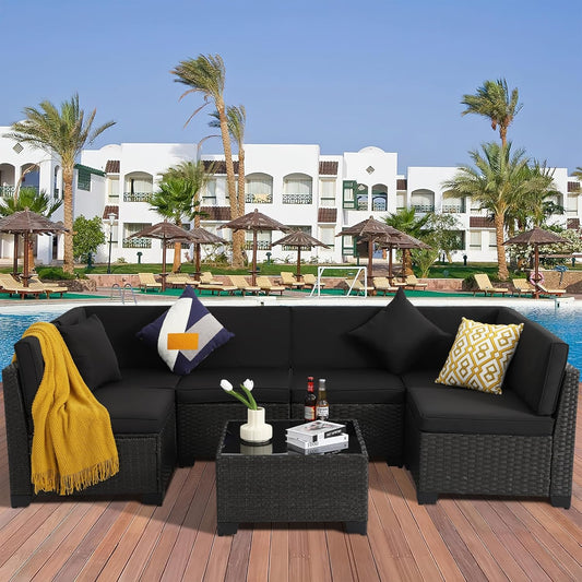 7 Piece Patio Set - 6127BL -A - Image 1