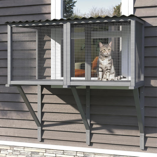 Cat Catio, Cat Window Perch for Large Indoor Cats - Image 1