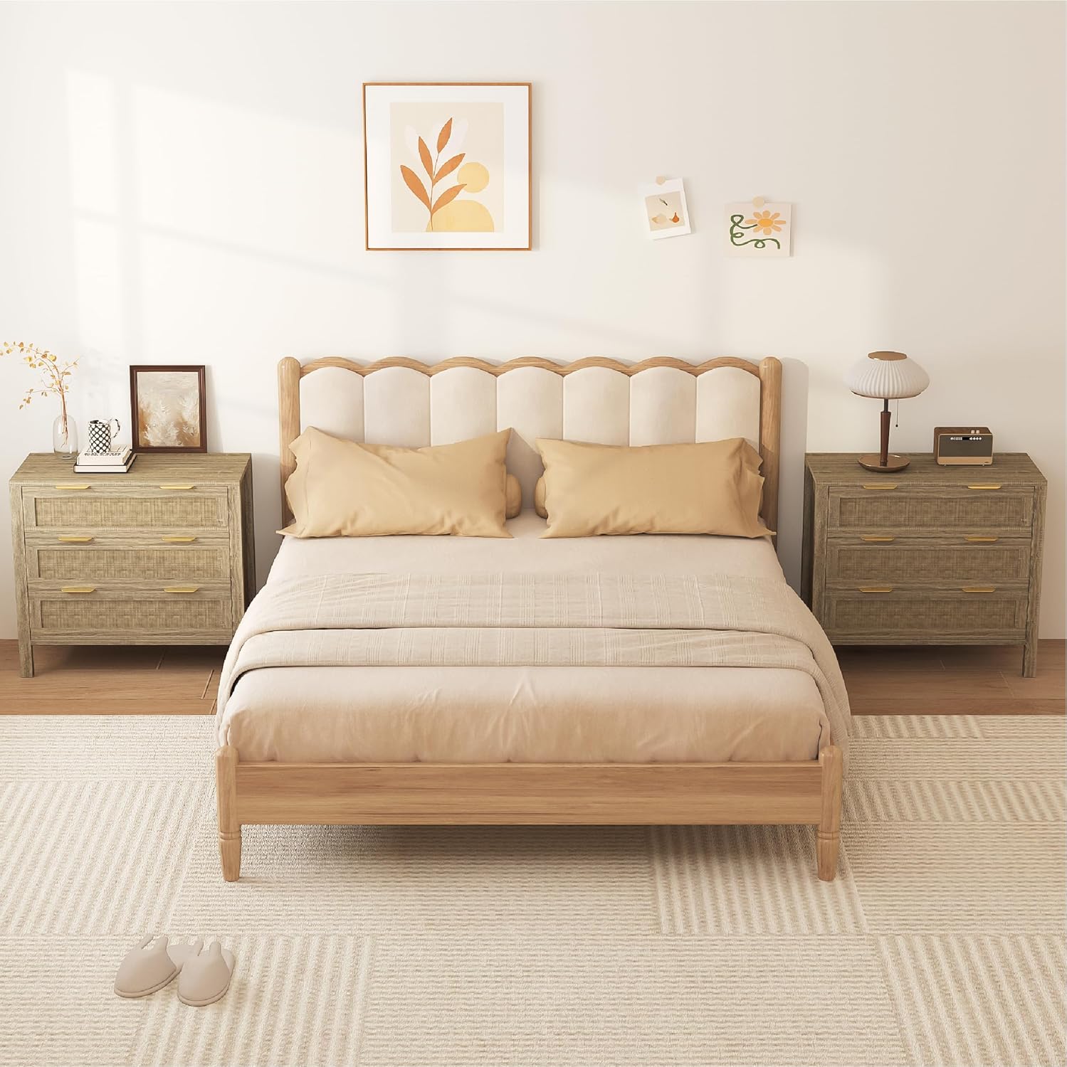 3 Drawer Rattan Dressers - Image 8