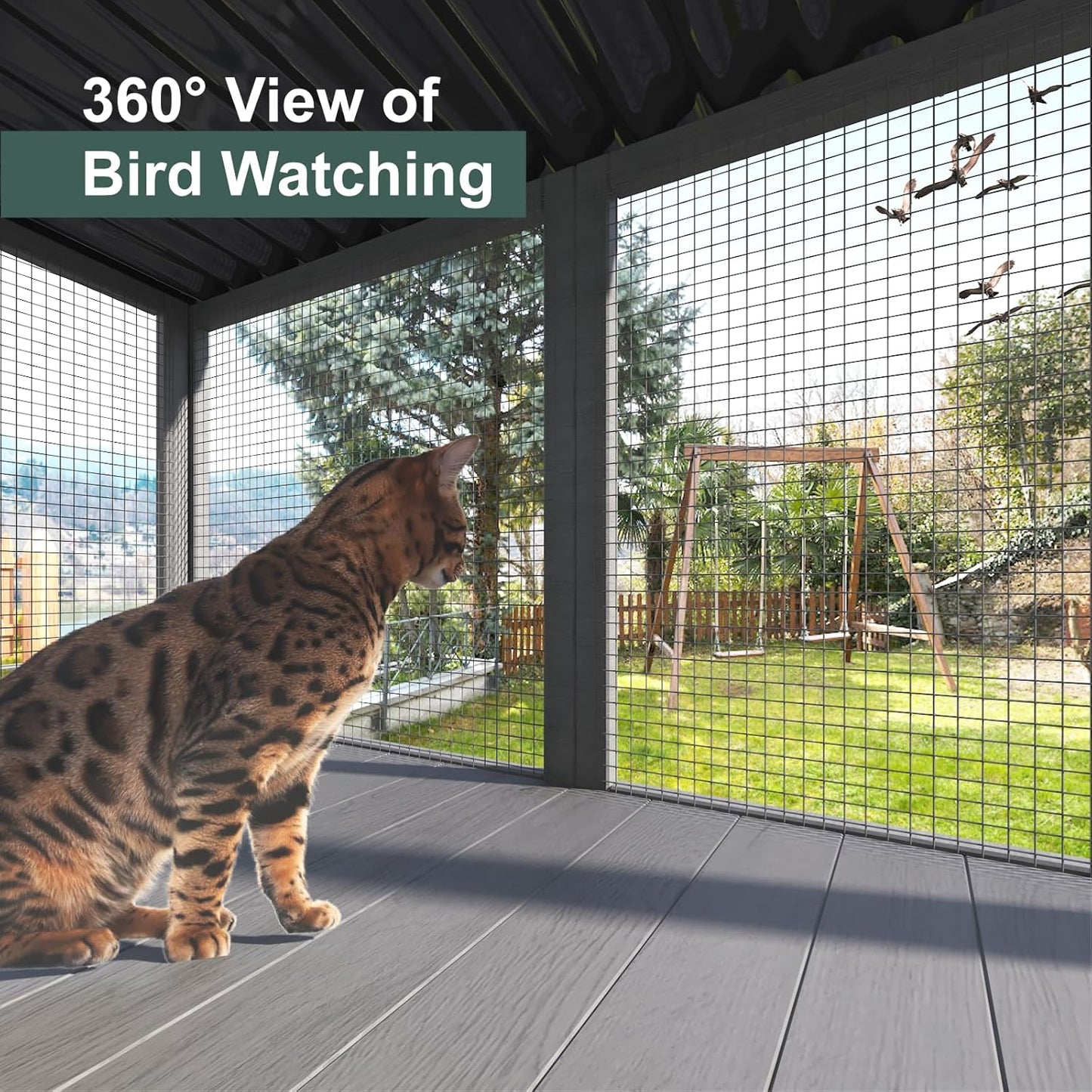 Cat Catio, Cat Window Perch for Large Indoor Cats - Image 6