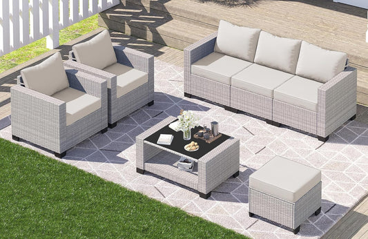 7 Piece Patio Set - C - Image 1