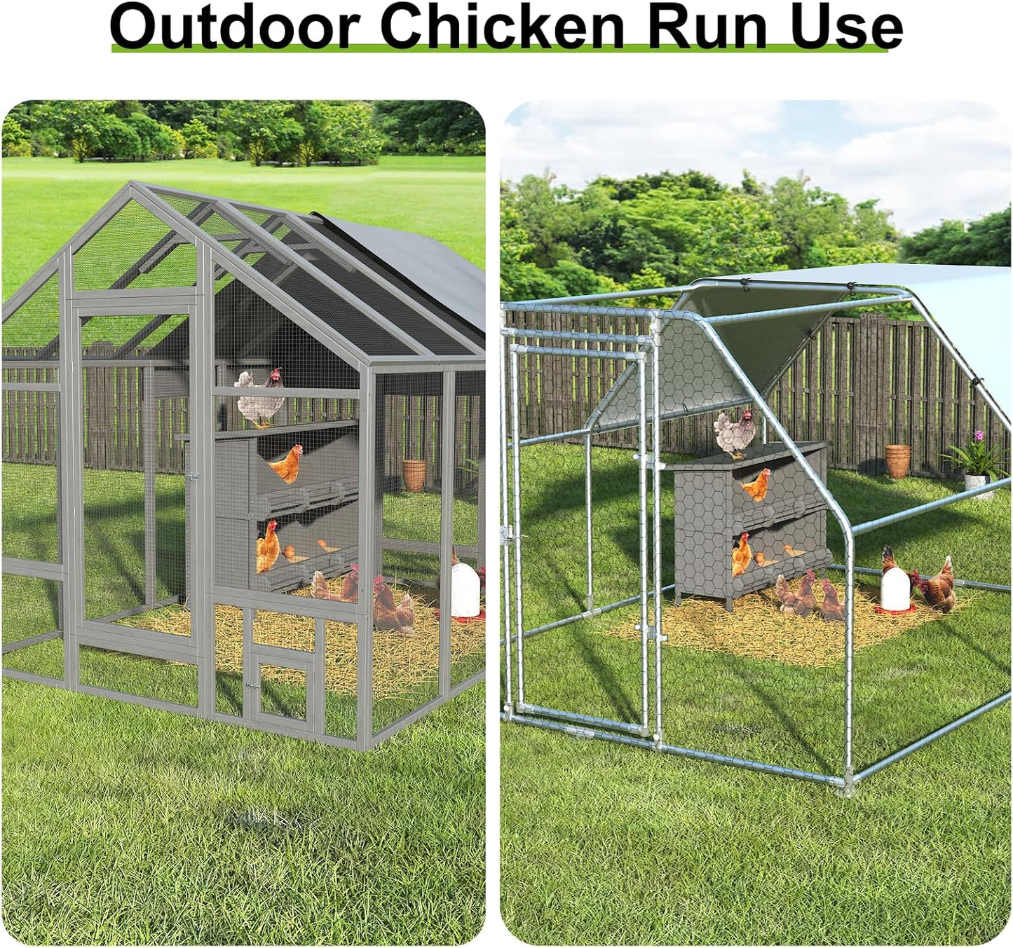 2-Tier Nesting Boxes for Chickens, 6-Compartment, Wooden Chicken Nesting Box for Laying Eggs - Image 5