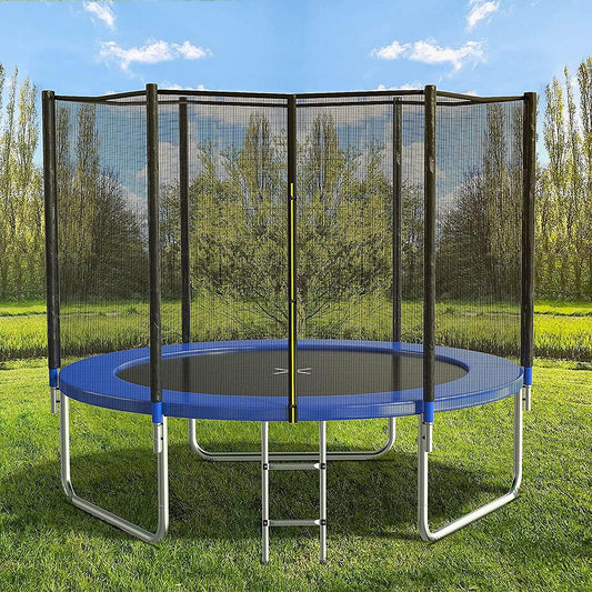 10FT Trampoline with Safety Enclosure Net - Image 1
