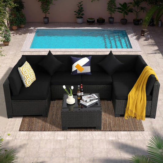 7 Piece Patio Set - 6127BL -2 - Image 1