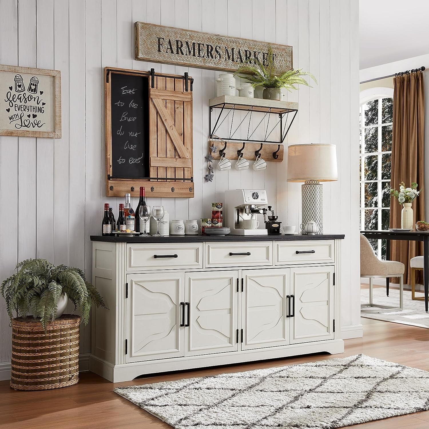 66'' Wide Buffet Cabinet for Dining Room - Image 3