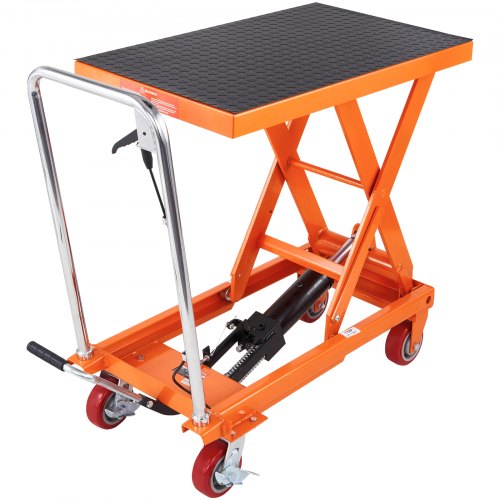 Hydraulic Lift Table Cart, 1100lbs Capacity 35.4" Lifting Height - Image 1