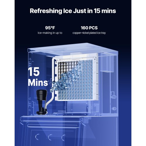 Commercial Ice Maker Machine - Head 360 lbs/Day Self-Cleaning Ice Machine - Image 4