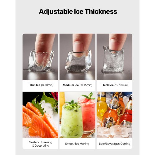 Commercial Ice Maker Machine - Head 360 lbs/Day Self-Cleaning Ice Machine - Image 5