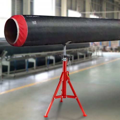 V Head Pipe Stand Adjustable Height 28-52 Inch - Image 1