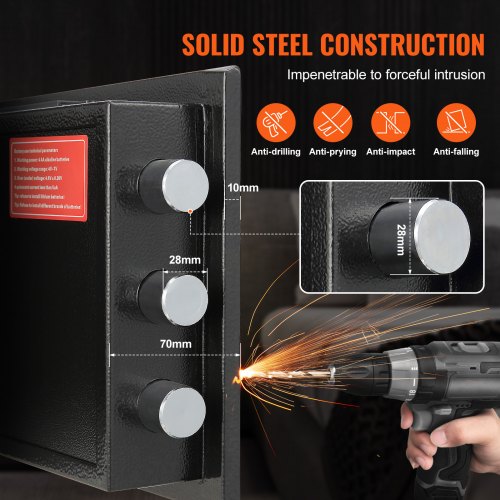 1.7 Cub Depository Safe, Deposit Safe with Drop Slot - Image 2