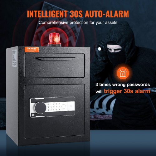 1.7 Cub Depository Safe, Deposit Safe with Drop Slot - Image 4